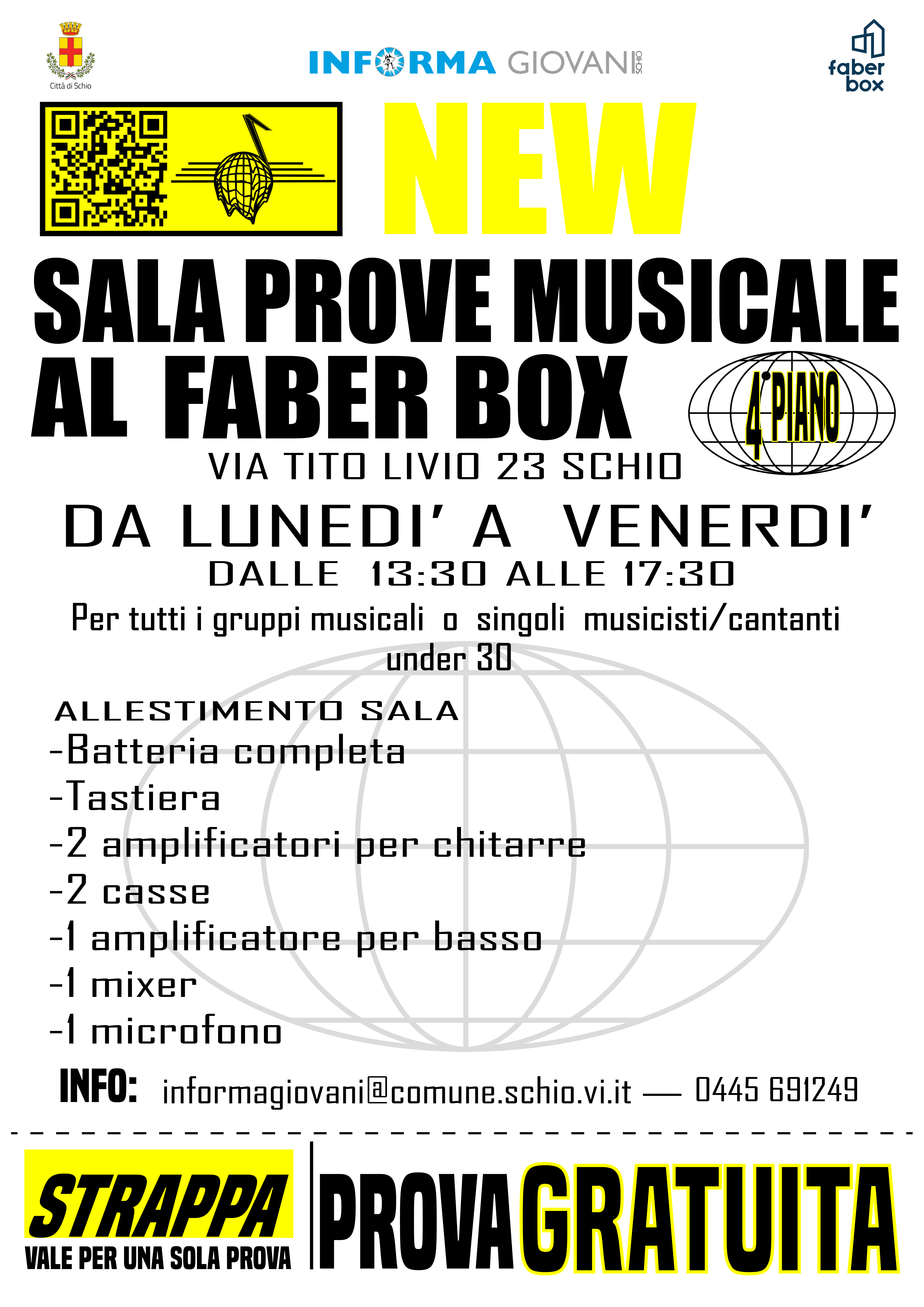 SALA PROVE MUSICALE