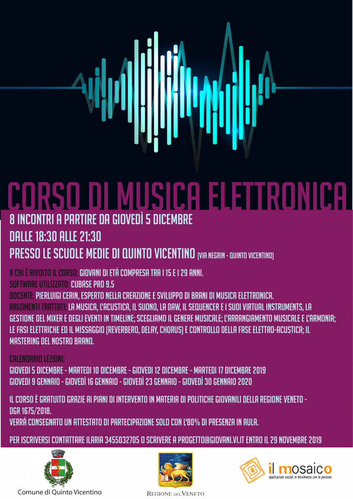 Corso di musica elettronica Informagiovani Schio