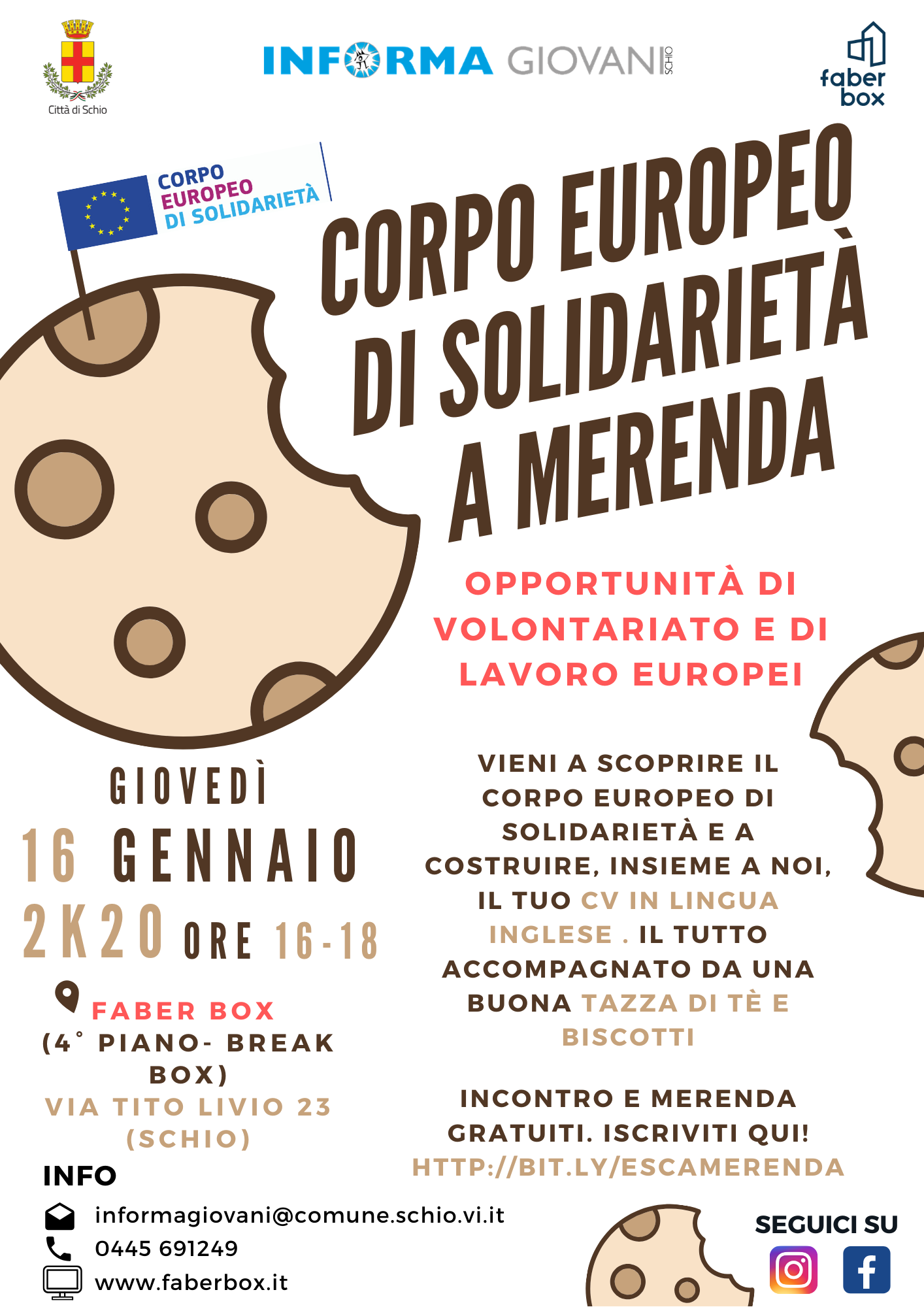 Corpo europeo di solidarietà a merenda