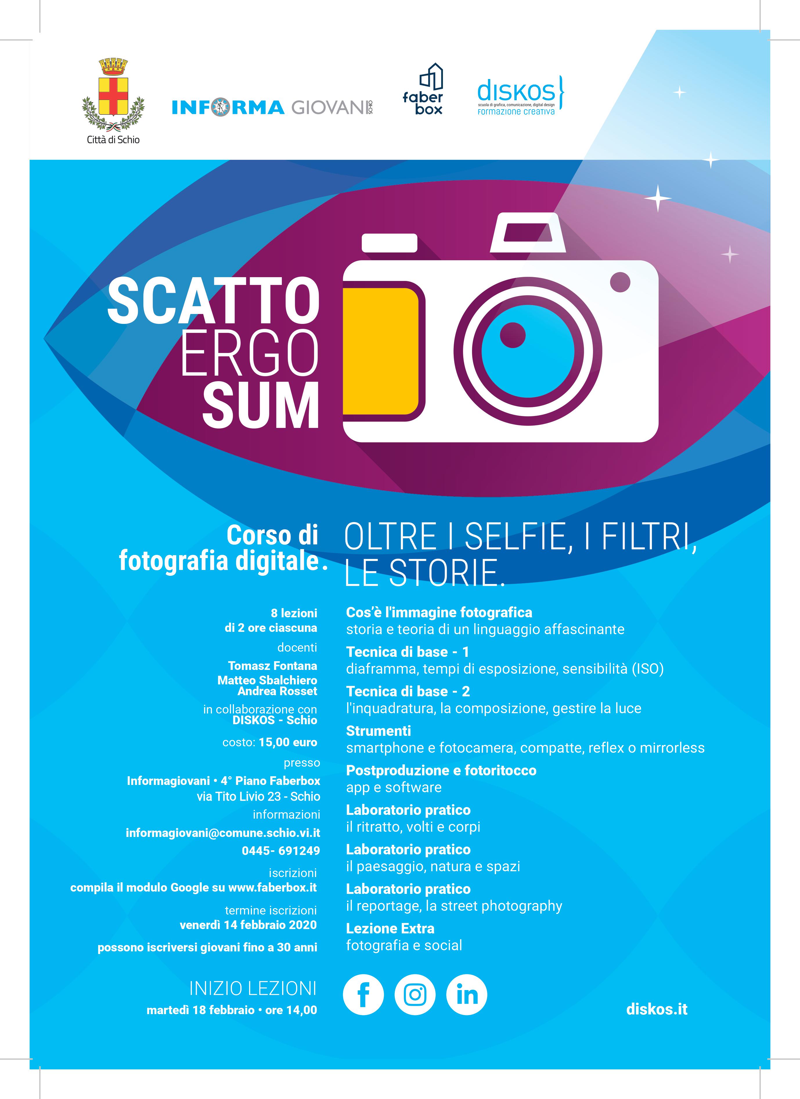 Scatto Ergo Sum – Corso di fotografia digitale