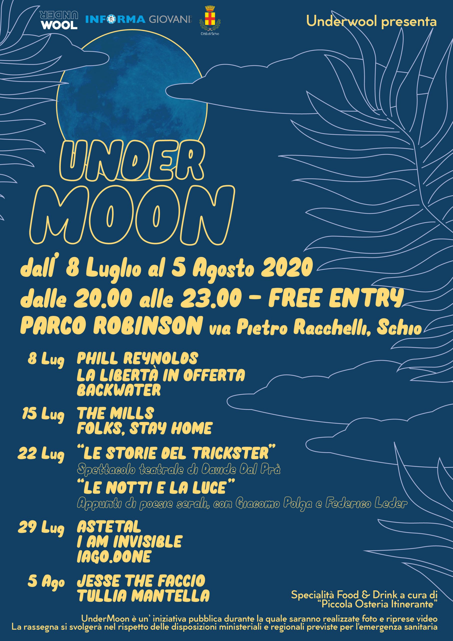 UnderMoon – musica e teatro al Parco Robinson