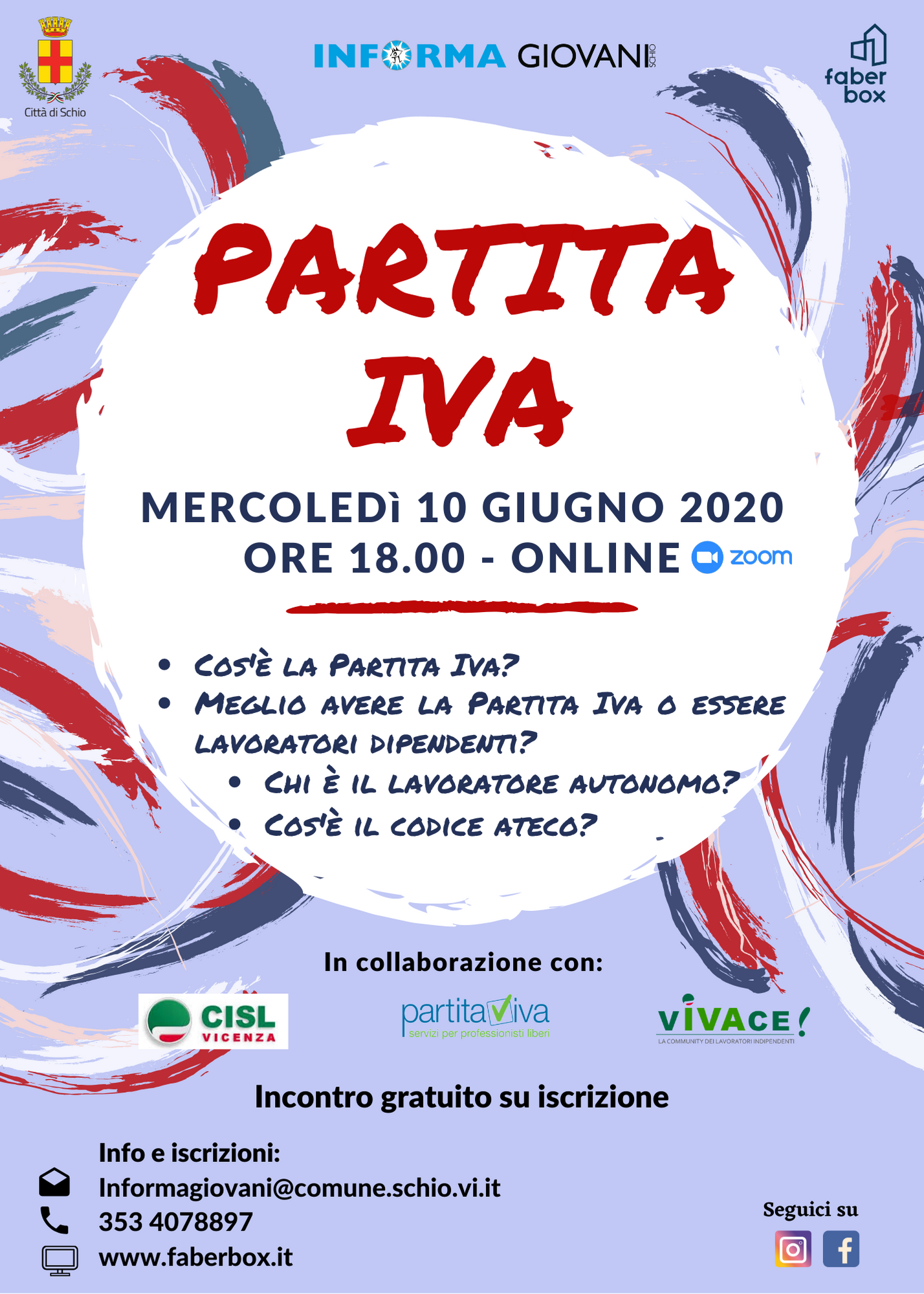 Incontro online: Partita Iva