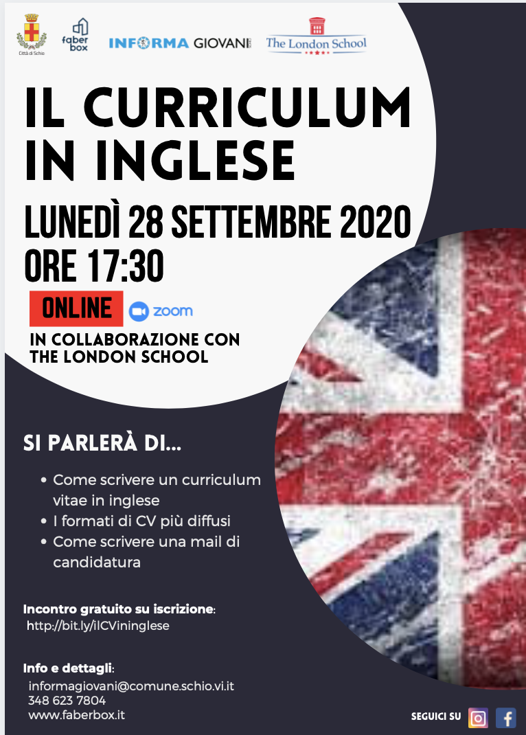 Il CV in inglese