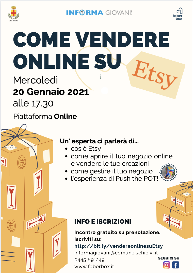 Come vendere online su Etsy