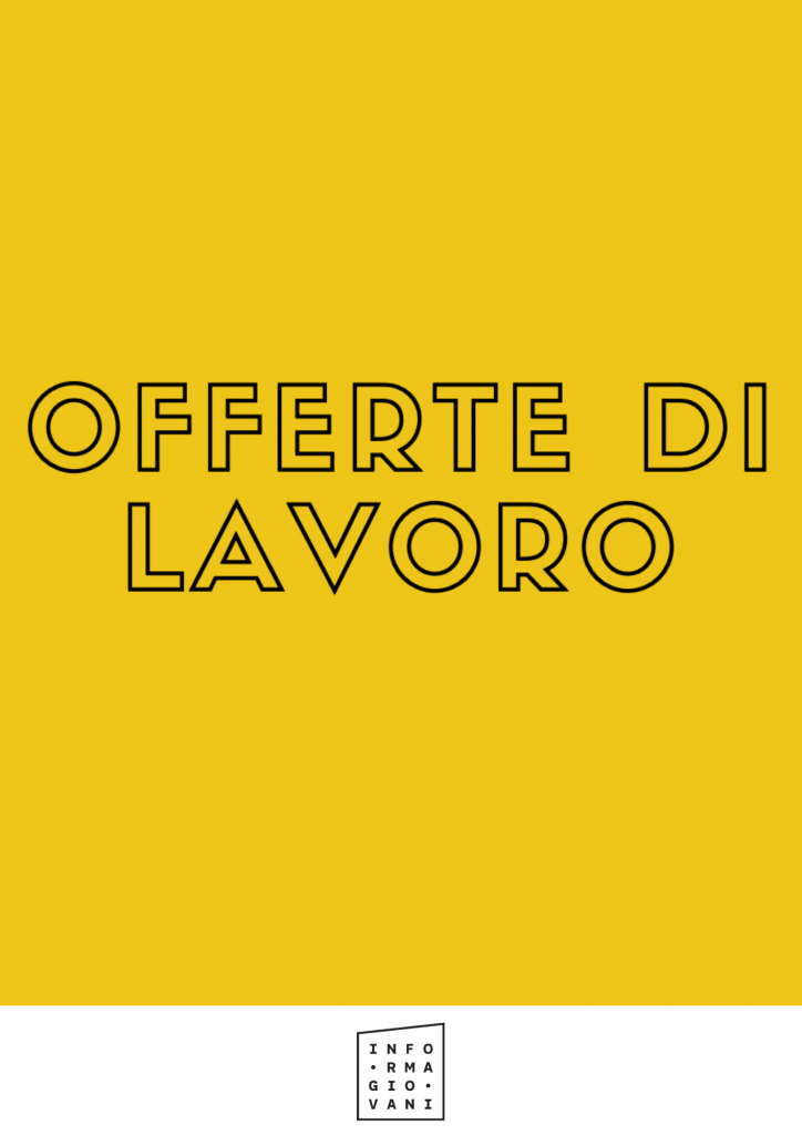Offerte Di Lavoro Per Ragazzi Senza Esperienza