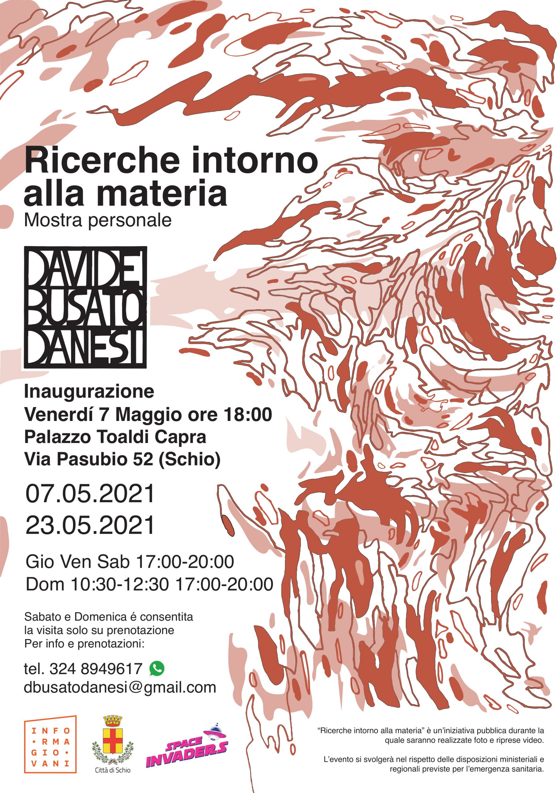 Ricerche intorno alla materia – mostra al Palazzo Toaldi Capra