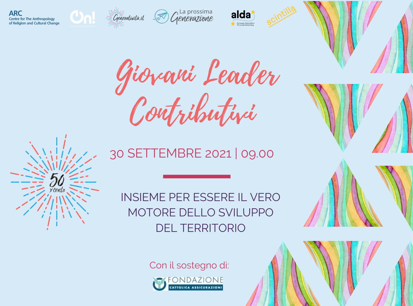 50xcento | Giovani Leader Contributivi cercasi!