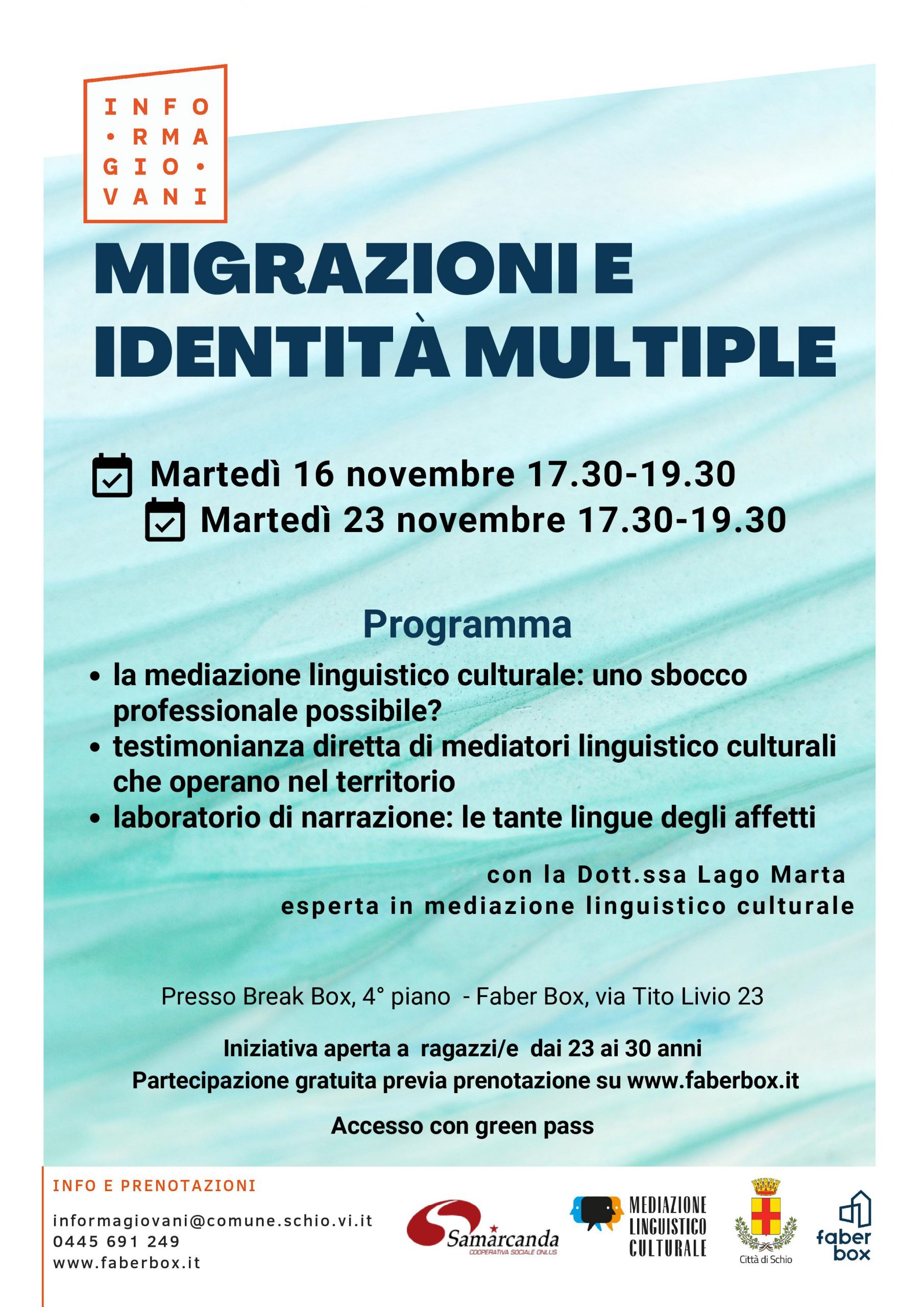 Migrazioni e identità multiple – laboratorio di narrazione