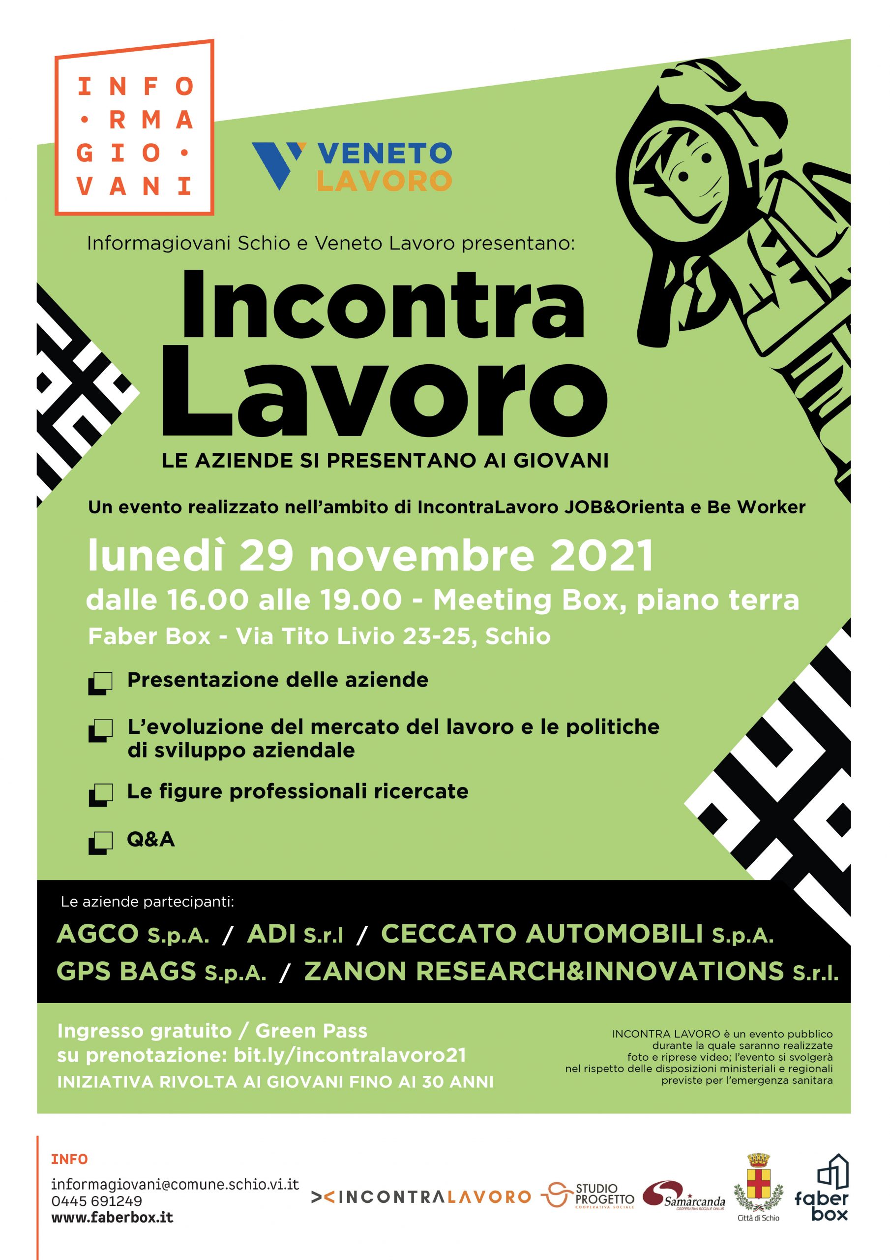 IncontraLavoro: le aziende si presentano ai giovani | Faber Box