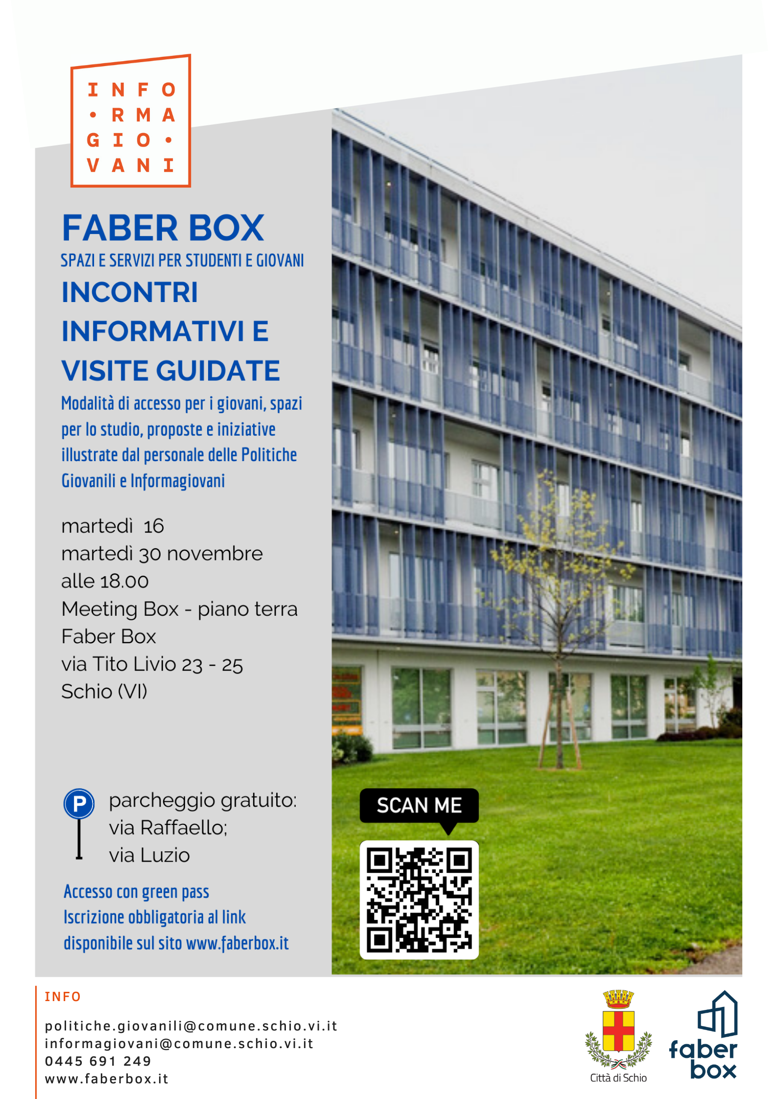 Faber Box – incontri informativi e visite guidate