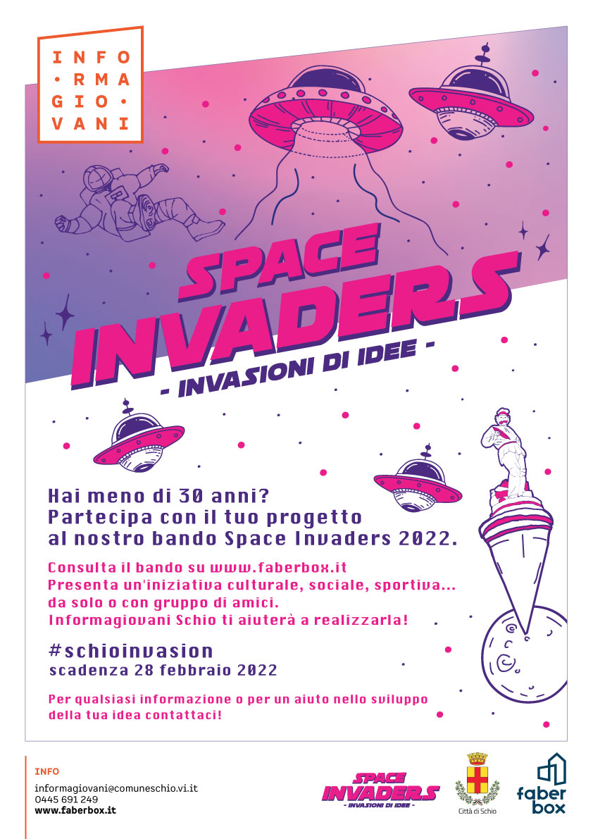 Space Invaders 2022: bando iniziative giovanili