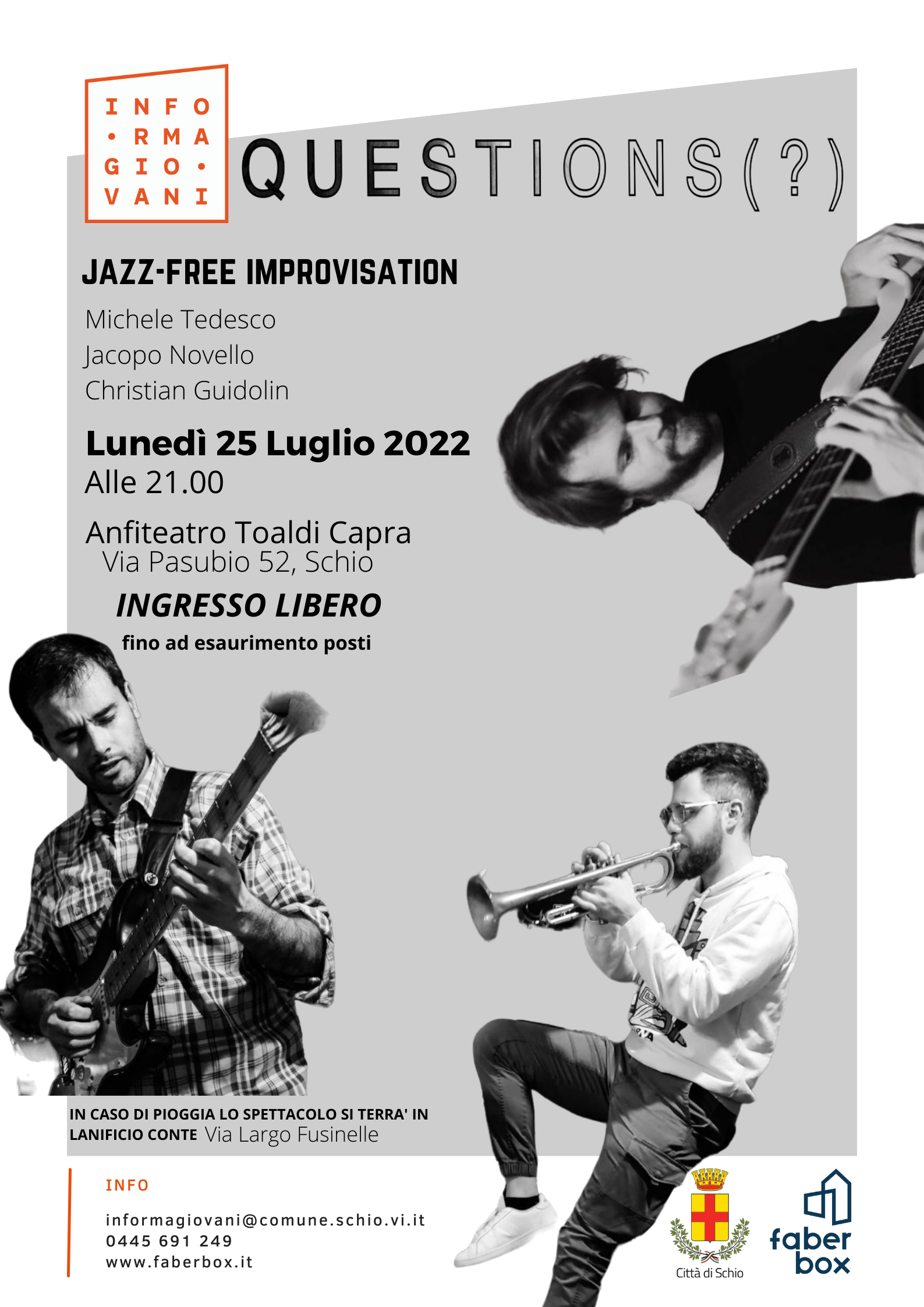 Concerto Jazz “Questions(?) – Jazz and Free Improvisation”