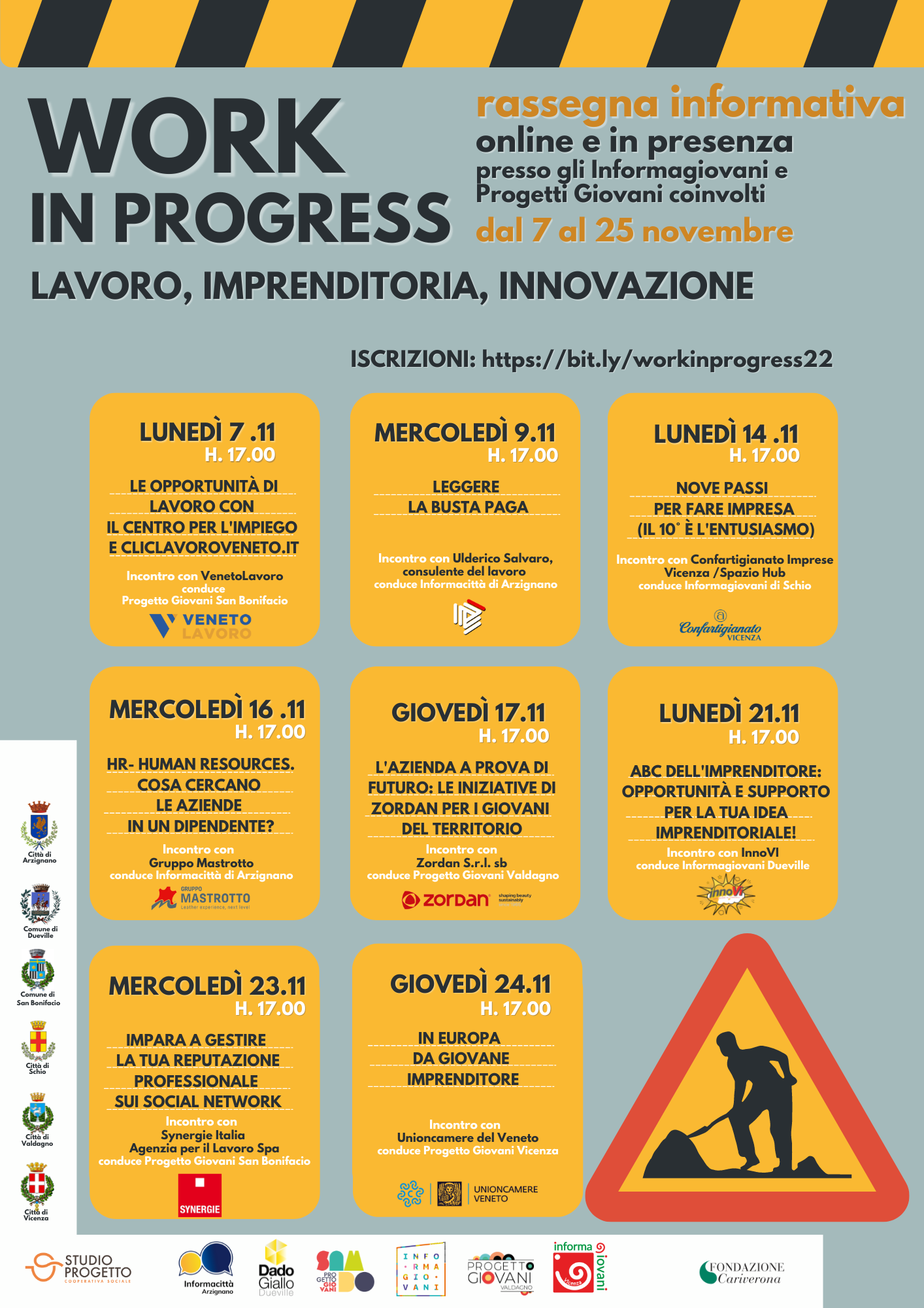 WORK IN PROGRESS     lavoro, imprenditoria, innovazione