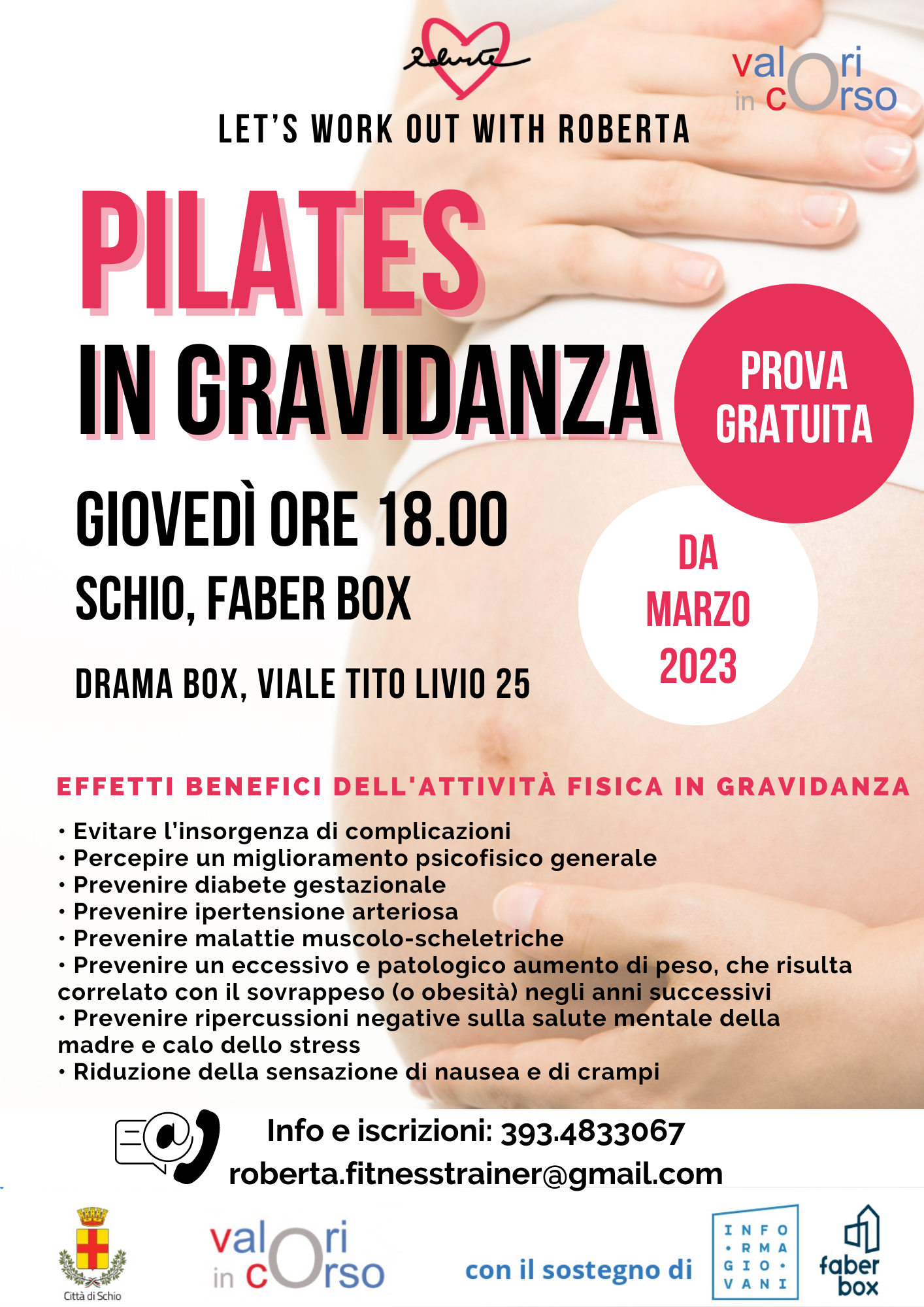 CORSO DI PILATES IN GRAVIDANZA