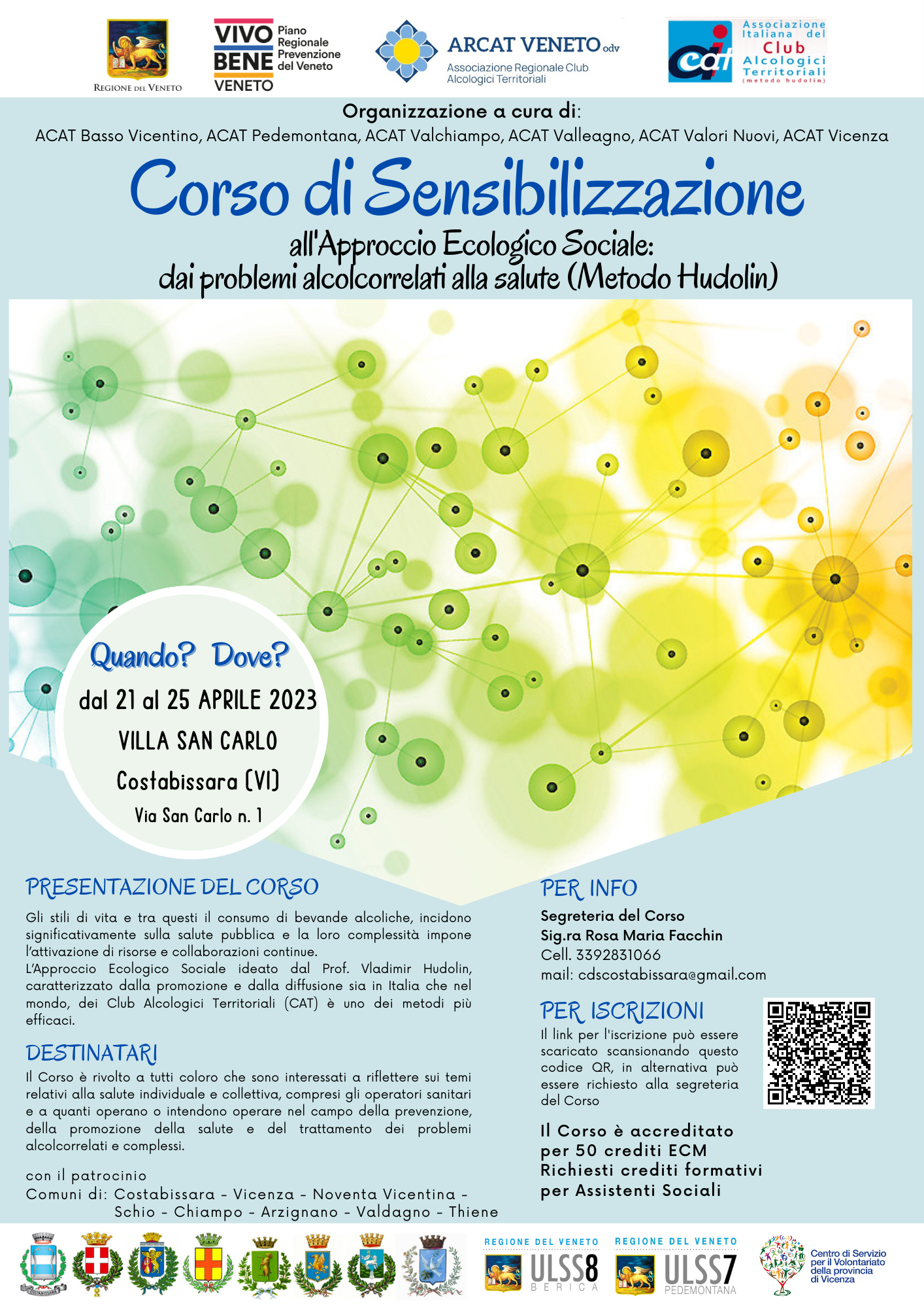 Corso di Sensibilizzazione all’Approccio Ecologico Sociale: dai problemi alcolcorrelati alla salute