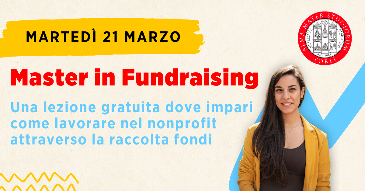 OPEN DAY: Master in Fundraising dell’Università di Bologna – Campus di Forlì