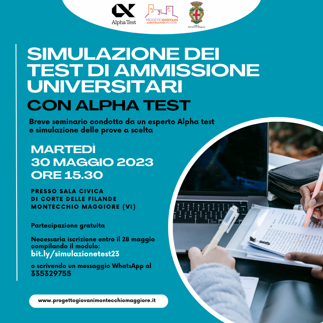 TEST DI AMMISSIONE UNIVESITARI: SIMULAZIONE CON ALPHA TEST