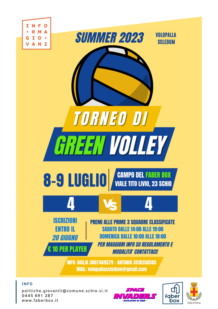 TORNEO GREEN VOLLEY Informagiovani Schio