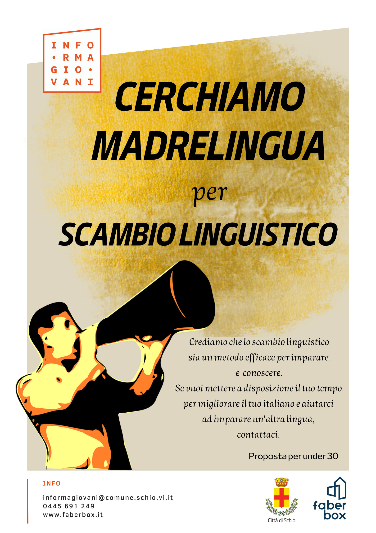 CERCHIAMO MADRELINGUA