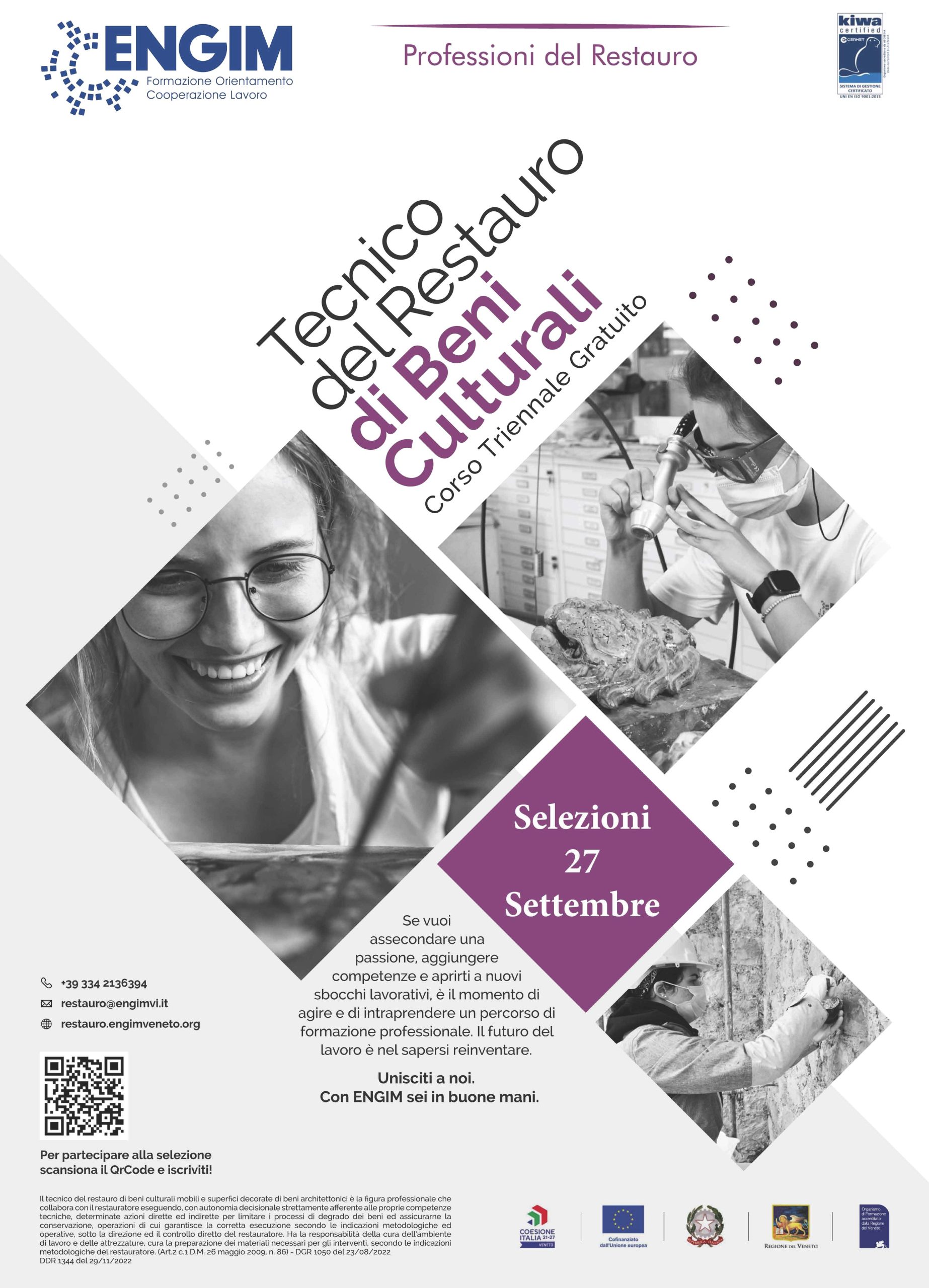 Corso di formazione per tecnico del restauro di beni culturali