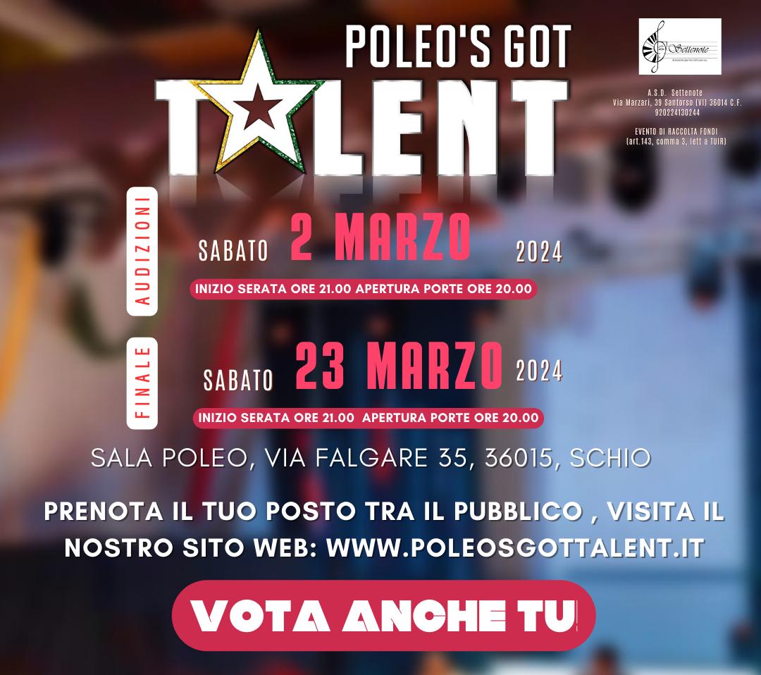Poleo’s got talent – la finale