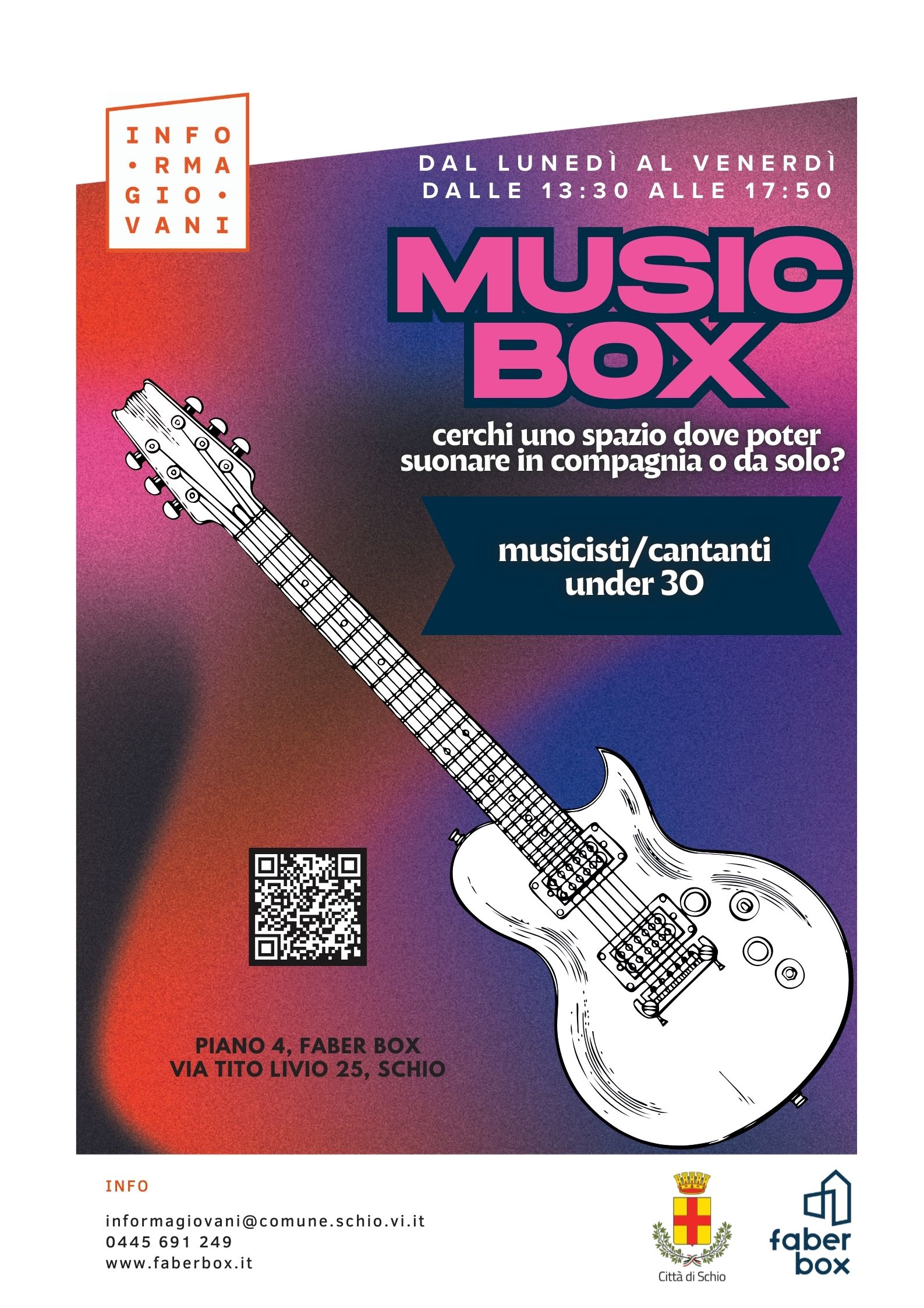 Apertura music box – con sala di registrazione