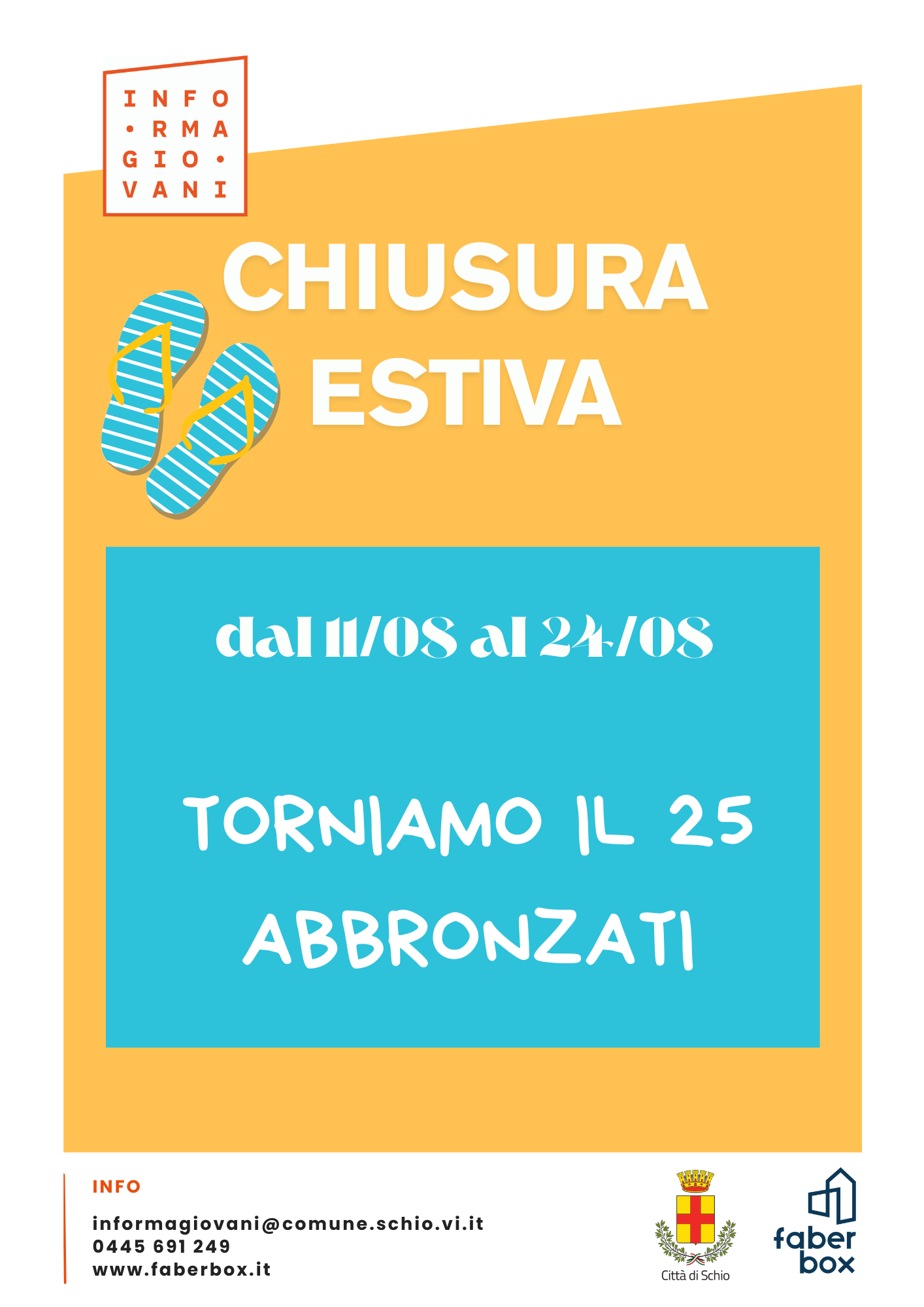 CHIUSURA BREAK BOX E INFORMAGIOVANI