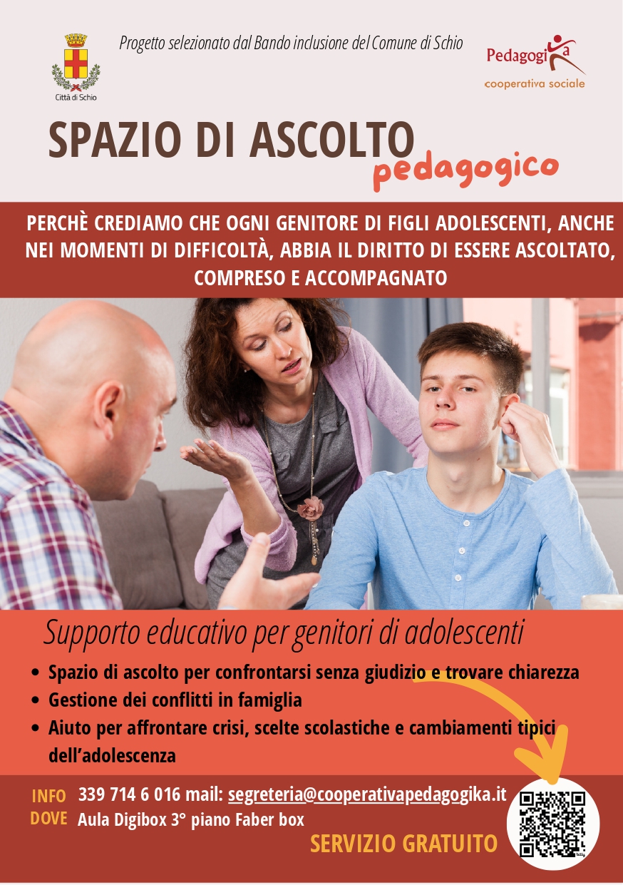 Spazio di ascolto pedagogico gratuito