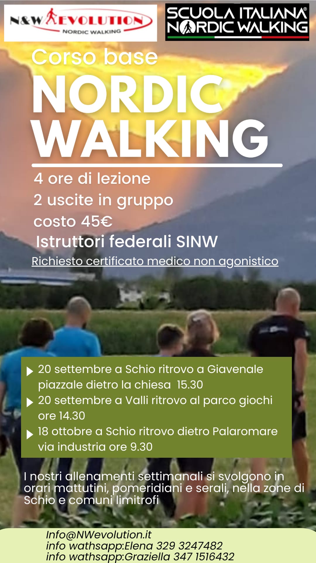 Corso base Nordic Walking