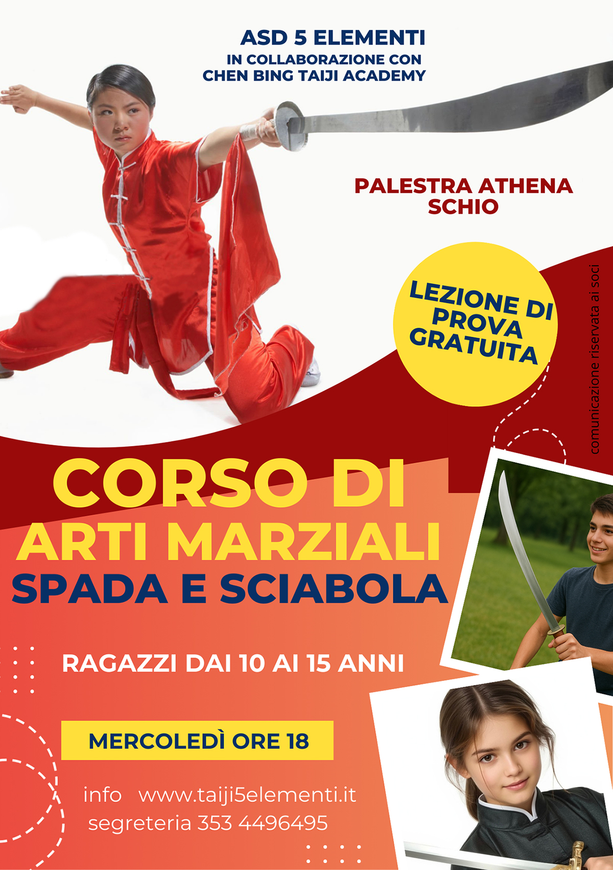 Corso spada e sciabola per ragazzi