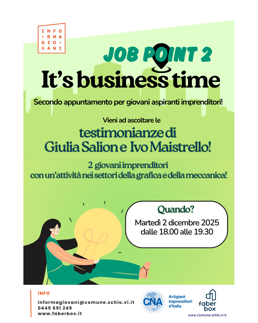 JOB POINT 2 – It’s business time