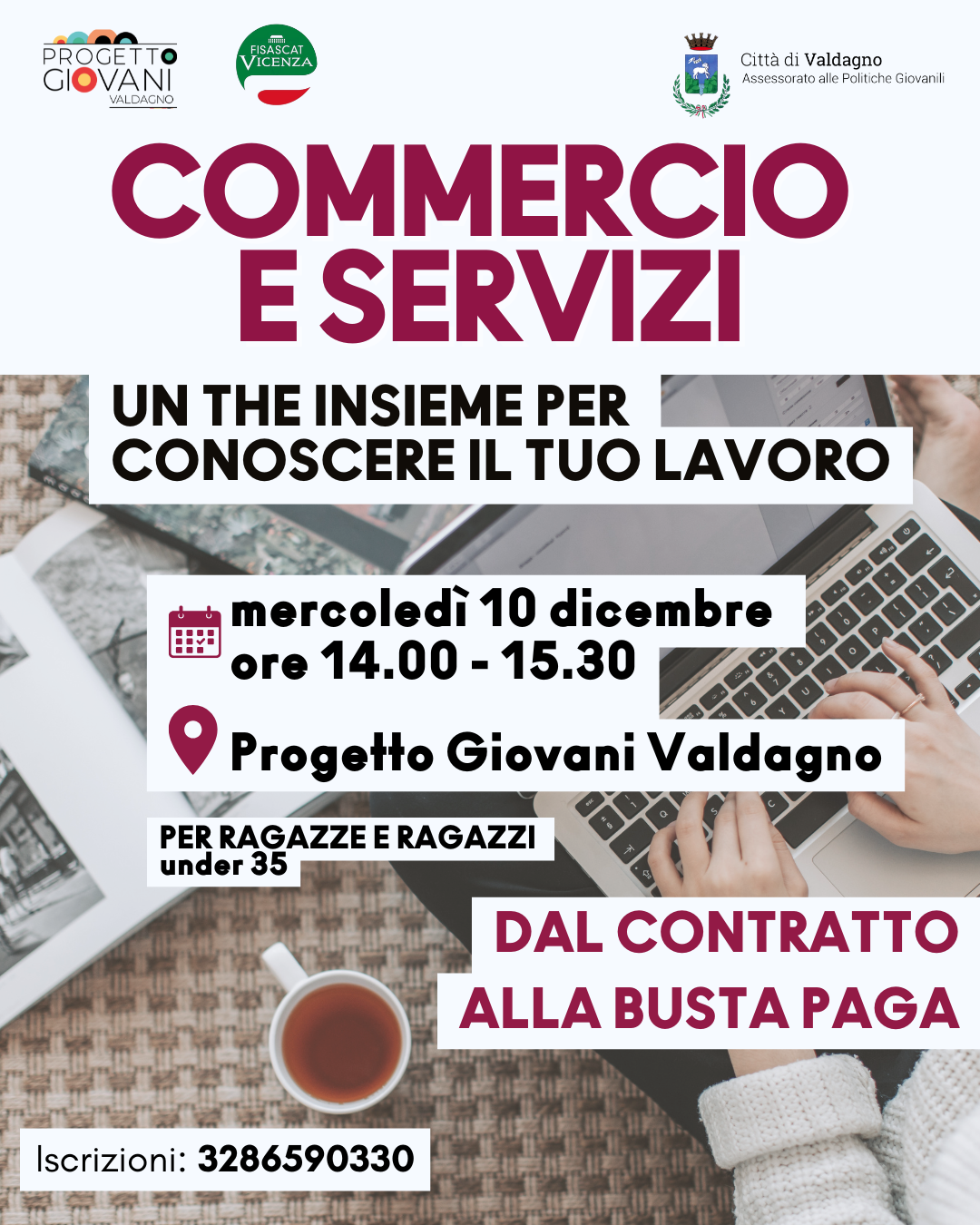 COMMERCIO E SERVIZI: un tè insieme per conoscere il tuo lavoro