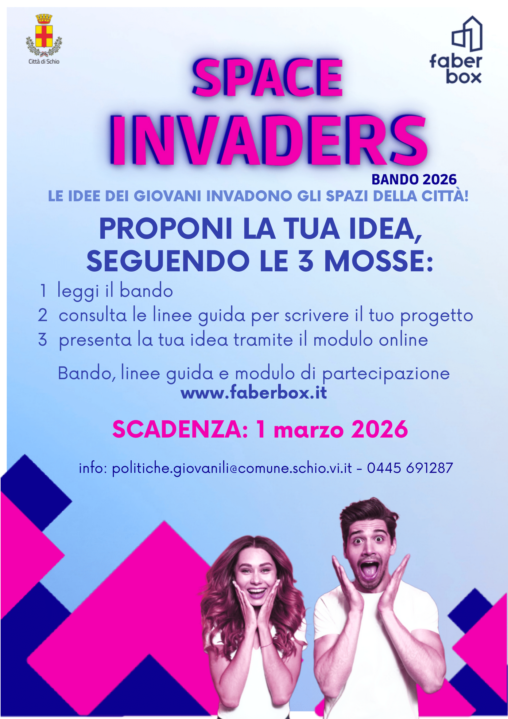 Ritorna il bando SPACE INVADERS!