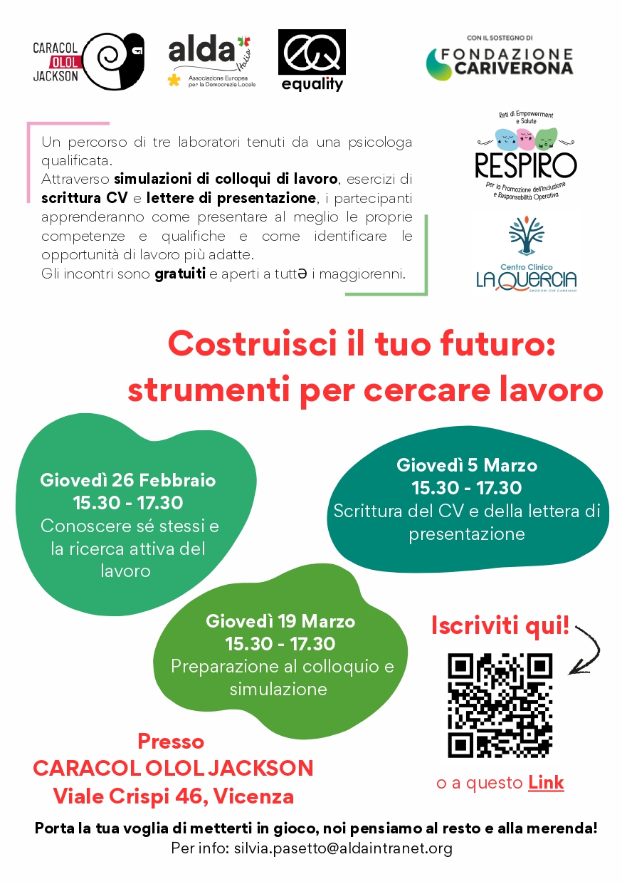 Respiro-Costruisci il tuo futuro: strumenti per cercare lavoro
