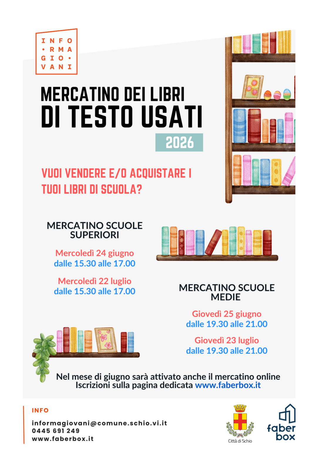 MERCATINO LIBRI USATI 2026 - Informagiovani Schio