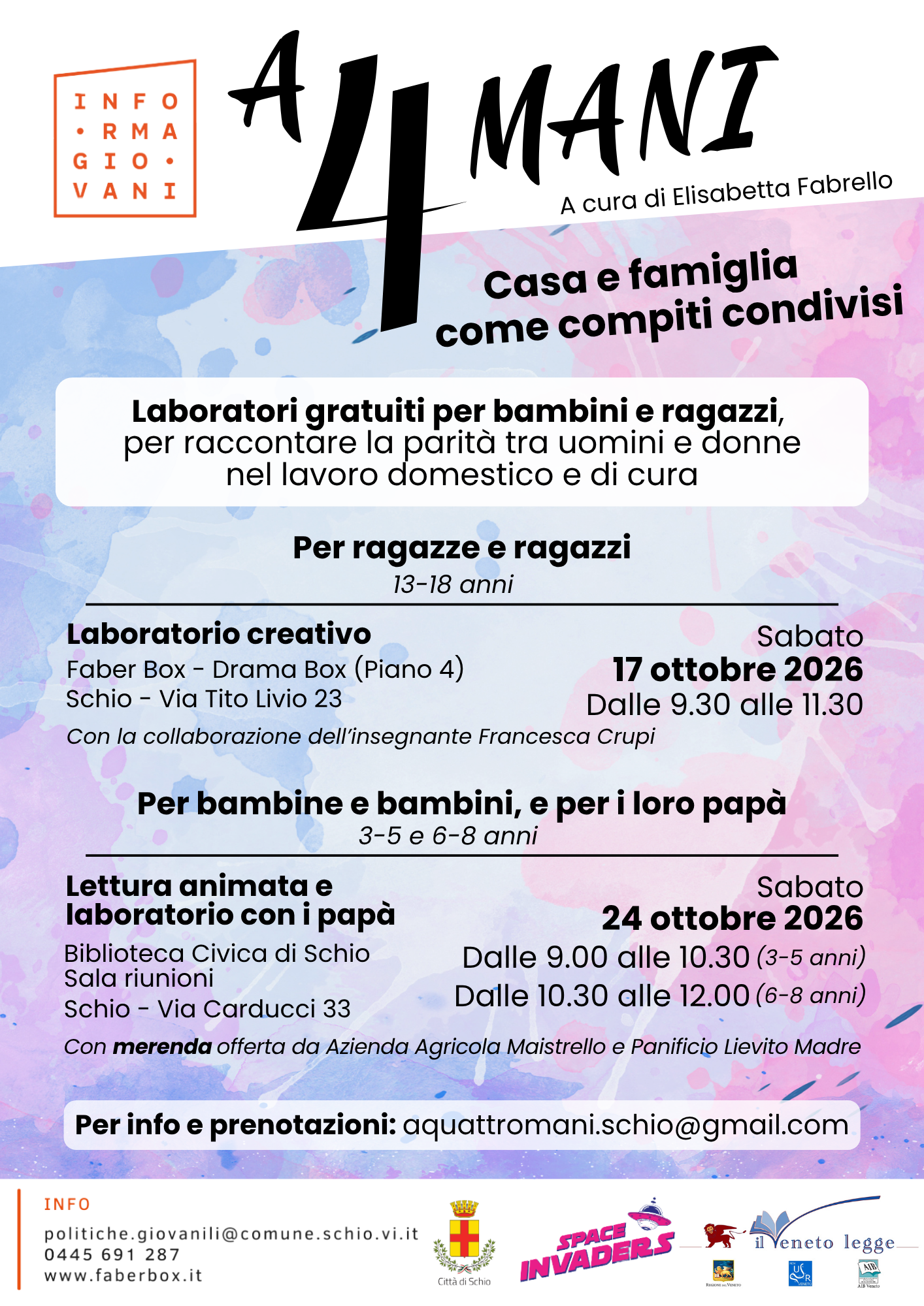 A quattro mani – laboratori