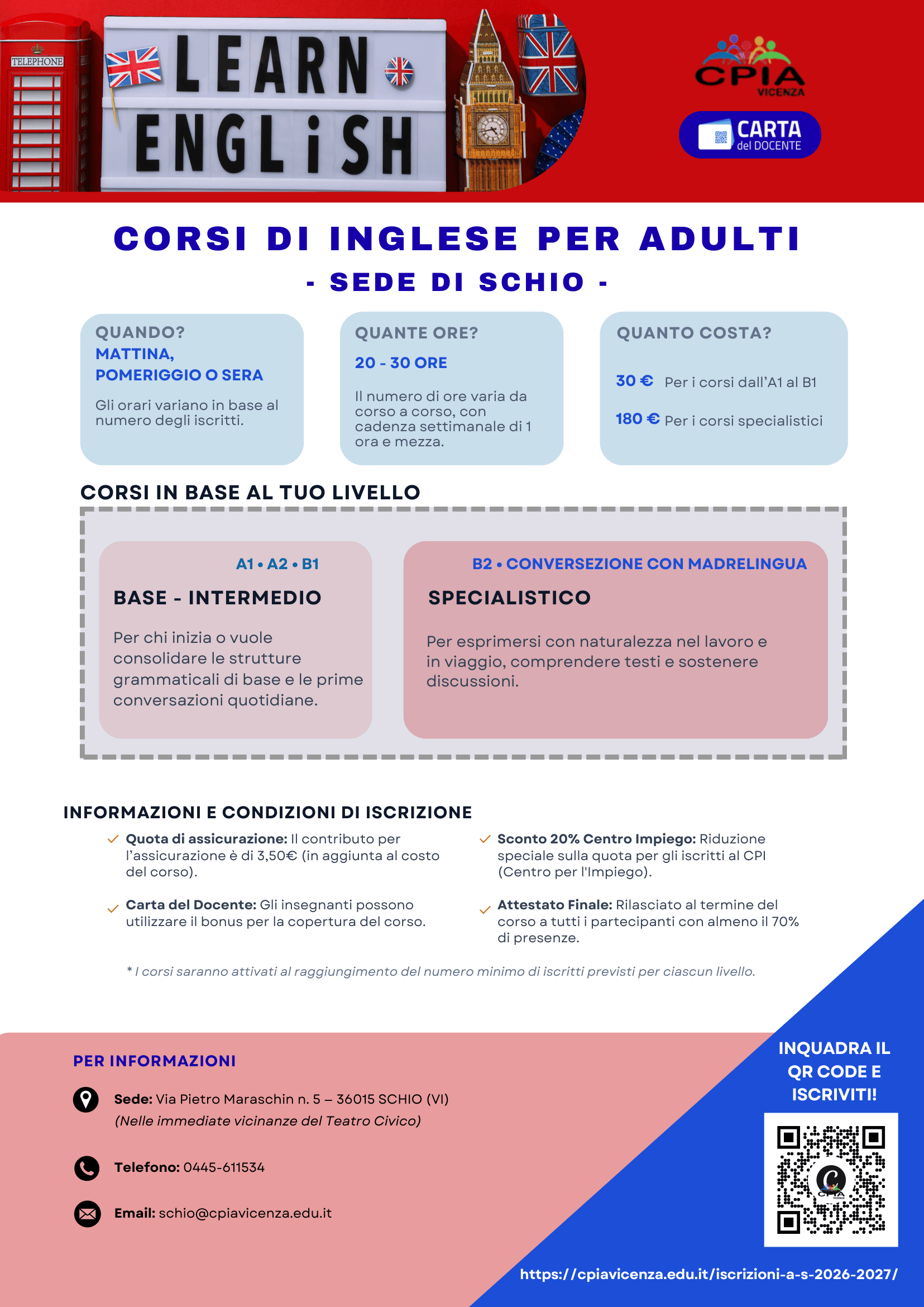 Corsi CPIA – Istruzione per adulti